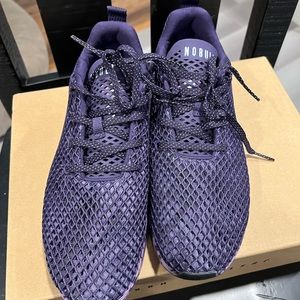 New - No Bill Dark Purple Tie-Dye Mesh Runners Sz 11